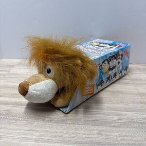 Chuckle Buddies Motion Activated Rolling & Laughing Plush Lion New In Box